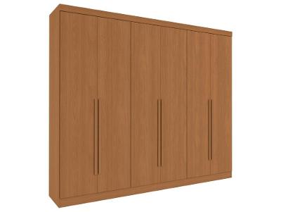 Guarda-roupa Casal 4 Gavetas 6 Portas Kappesberg Roma