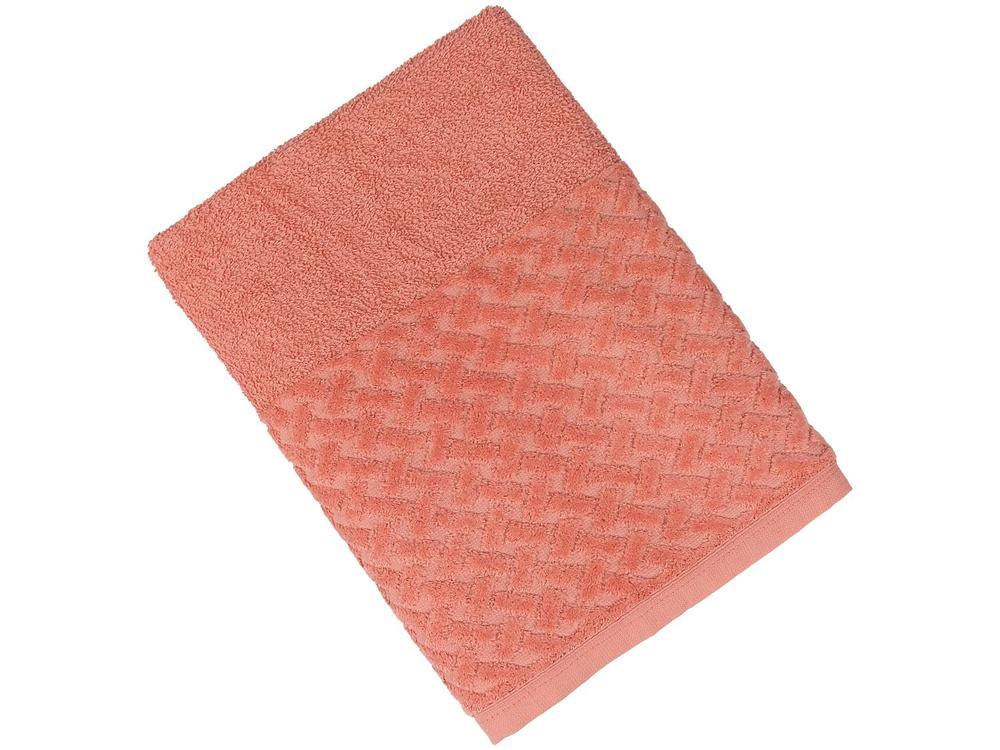 Jogo de Toalhas de Banho e Rosto Atlântica 100% Algodão Finesse Pêssego 4 Peças - 14