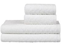 Jogo de Toalhas de Banho e Rosto Atlântica 100% Algodão Finesse Branco 4 Peças - 1