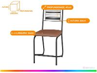 Mesa de Jantar 6 Cadeiras Retangular Preto Fosco Artefamol Valência