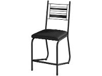 Mesa de Jantar 6 Cadeiras Retangular Preto Fosco Tampo de Vidro Artefamol Valência - 7