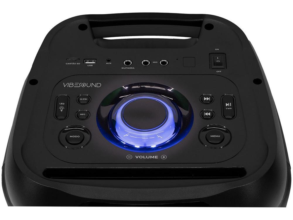 Caixa de Som Amplificada Bluetooth Vivensis Vibe Sound V7 Fire 1800W USB - 10