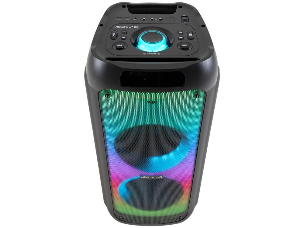 Caixa de Som Amplificada Bluetooth Vivensis Vibe Sound V7 Fire 1800W USB - 7