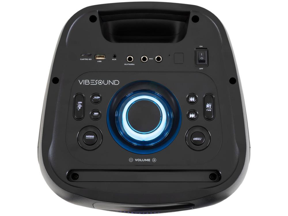 Caixa de Som Amplificada Bluetooth Vivensis Vibe Sound V7 Fire 1800W USB - 8