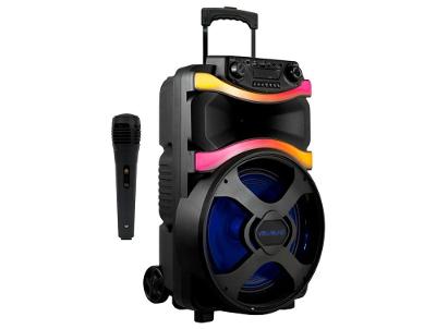 Caixa de Som Amplificada Bluetooth Vibe Sound V12 Power 800W USB com Microfone