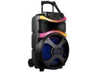 Caixa de Som Amplificada Bluetooth Vibe Sound V12 Power 800W USB com Microfone - 17