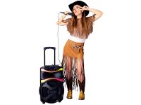 Caixa de Som Amplificada Bluetooth Vibe Sound V12 Power 800W USB com Microfone - 18