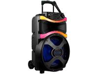 Caixa de Som Amplificada Bluetooth Vibe Sound V12 Power 800W USB com Microfone