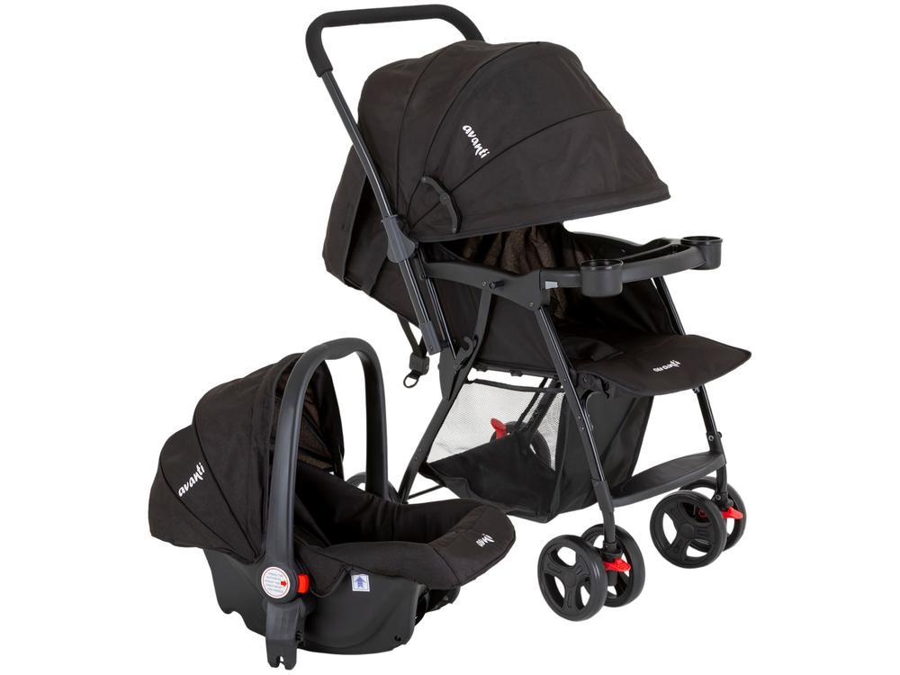 Carrinho de Bebê Reversível com Bebê Conforto Avanti Travel System Owen 6 Rodas 15kg - 1