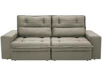 Sofá 3 Lugares Retrátil Reclinável Suede Palatino Linoforte - 3