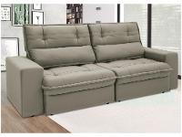 Sofá 3 Lugares Retrátil Reclinável Suede Palatino Linoforte - 8