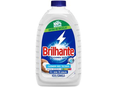 Sabão Líquido Brilhante Delicadeza Total Coco 3L