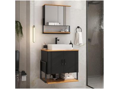 Gabinete para Banheiro Aéreo com Cuba e Espelheira 4 Portas Móveis Bechara Londres