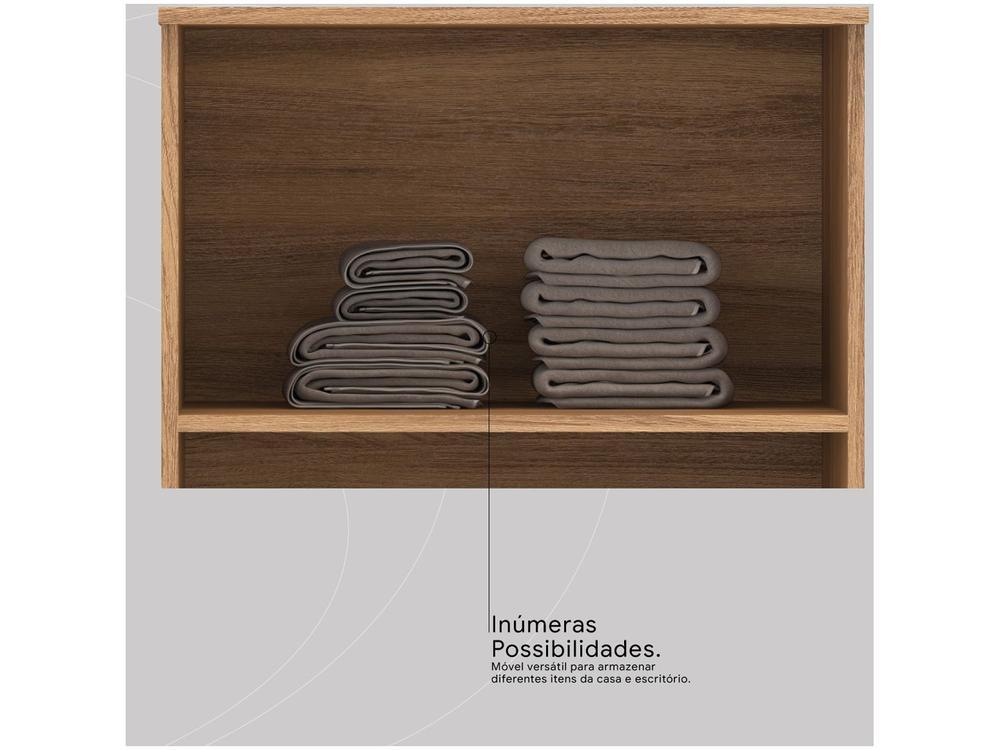 Armário Multiuso 2 Portas 3 Prateleiras Demóbile Viena - 12