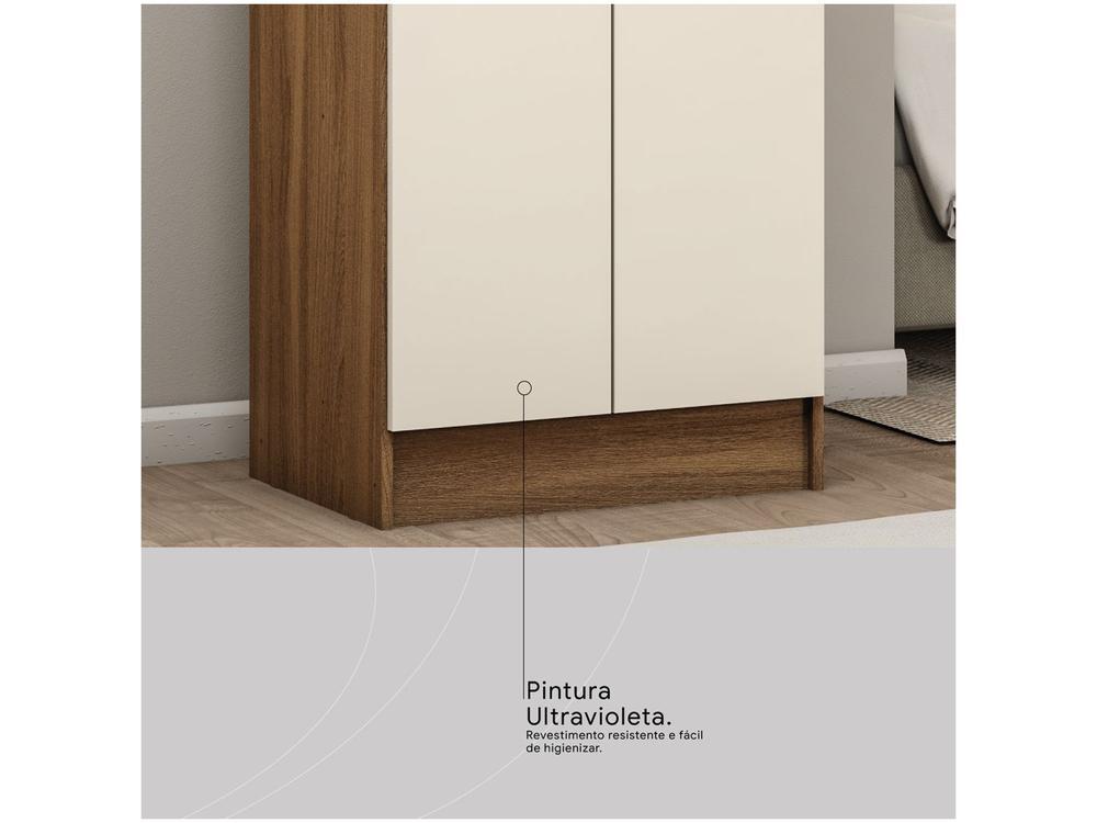 Armário Multiuso 2 Portas 3 Prateleiras Demóbile Viena - 13
