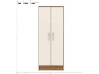 Armário Multiuso 2 Portas 3 Prateleiras Demóbile Viena - 10