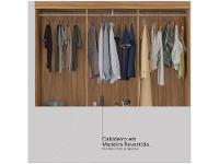 Guarda-roupa Casal 2 Gavetas 6 Portas Demóbile Flash II