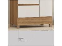 Guarda-roupa Solteiro 2 Gavetas 3 Portas Demóbile Wind - 6