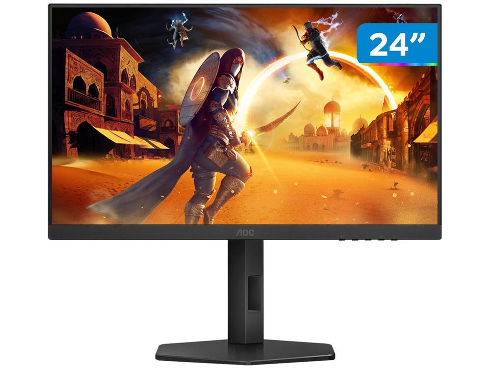 Monitor Gamer AOC 24" Full HD 180Hz Gaming G4 24G4/P HDMI DisplayPort Base Ajustável - 1