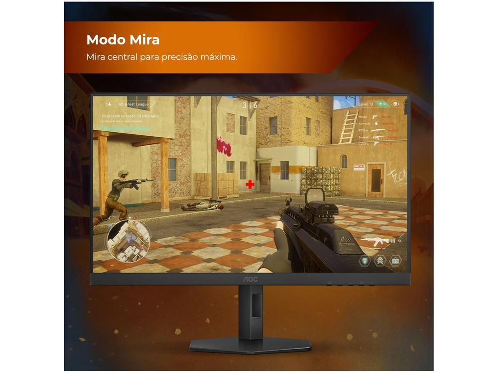 Monitor Gamer AOC 27" Full HD 180Hz Gaming G4 27G4/P HDMI DisplayPort Base Ajustável - 10