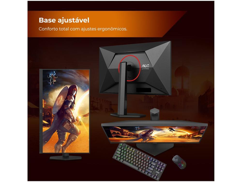 Monitor Gamer AOC 27" Full HD 180Hz Gaming G4 27G4/P HDMI DisplayPort Base Ajustável - 18