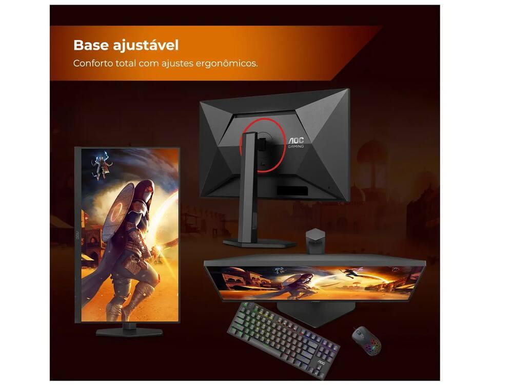 Monitor Gamer AOC 27" Full HD 180Hz Gaming G4 27G4/P HDMI DisplayPort Base Ajustável - 8