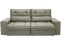 Sofá 4 Lugares Retrátil Reclinável Suede Palatino Linoforte - 5