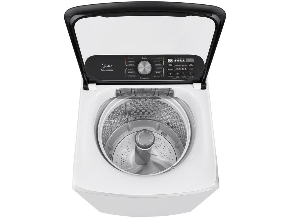 Lavadora de Roupas Midea 15kg Cesto Inox 13 Programas de Lavagem Branca Wave Agitator - 10