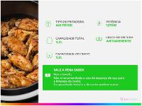 Air Fryer Ultra AF-UT-01 Preta com Timer 3,2L - 2