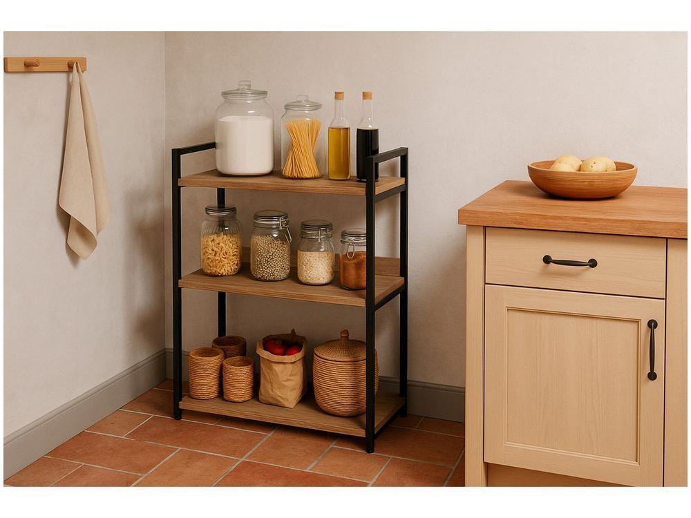 Estante Multiuso 3 Prateleiras Multivisão Urbana - 2