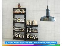 Estante Multiuso 5 Prateleiras Multivisão Stronger - 2