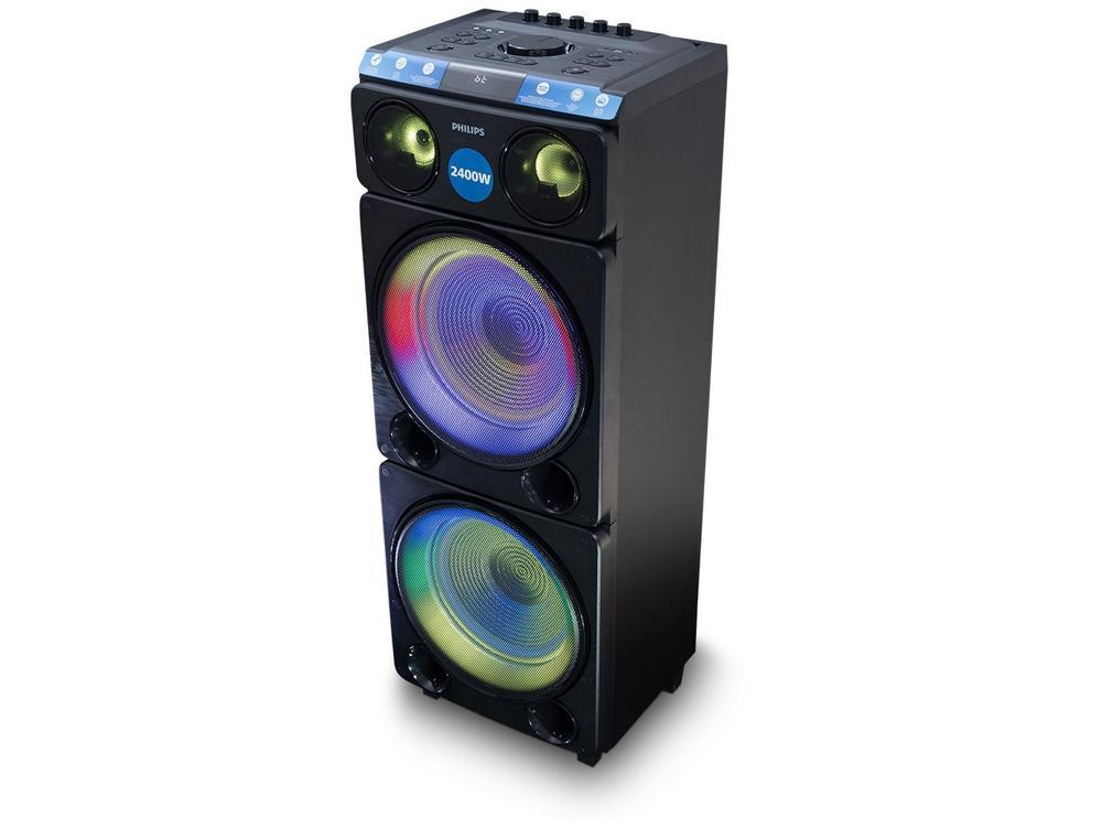 Caixa de Som Torre Philips TAX5509/78 Party Speaker 2400W - 2