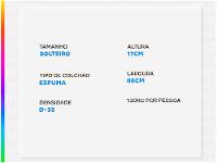 Colchão Solteiro Umaflex de Espuma D33 17x88x188cm Fit Firm - 3