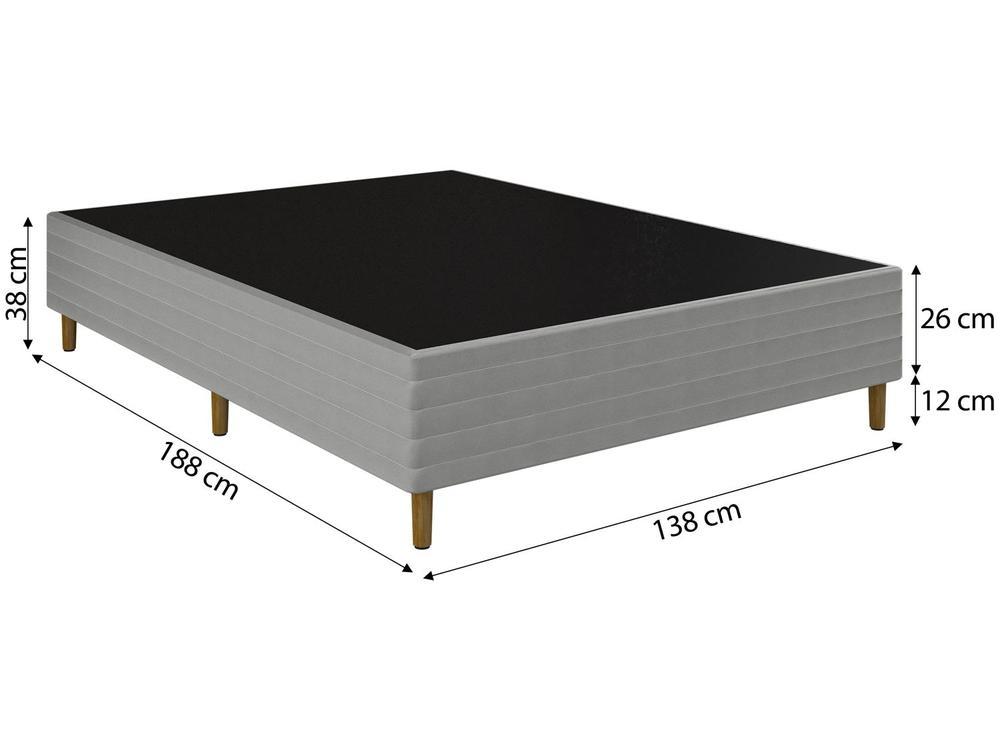 Base Cama Box Casal Umaflex 38x138x188cm New Prada - 5