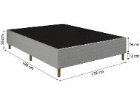 Base Cama Box Casal Umaflex 38x138x188cm New Prada - 5