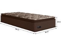 Colchão Solteiro Umaflex de Espuma 29x88x188cm Resistence - 7