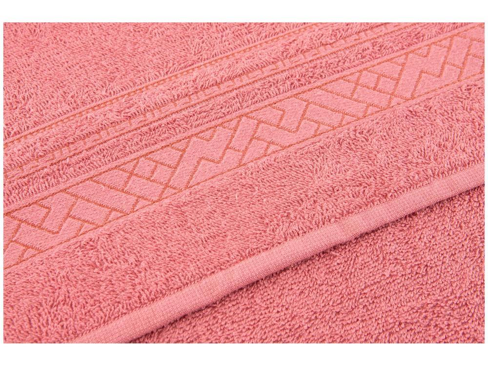 Jogo de Toalhas de Banho e Rosto Dohler de Algodão Premium Terracota 2 Peças - 7