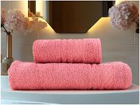 Jogo de Toalhas de Banho e Rosto Dohler de Algodão Premium Terracota 2 Peças