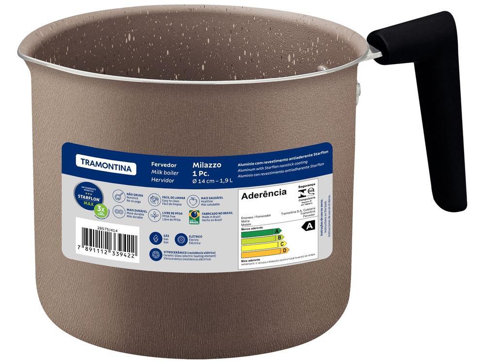 Leiteira Tramontina de Alumínio 1,9L 14cm Milazzo - 6