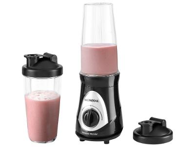 Liquidificador Mondial Personal Blender DG-01 2 Velocidades 500W Preto e Prata