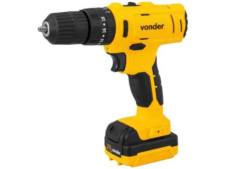Furadeira e Parafusadeira de Impacto Vonder a Bateria 12V com Maleta 15 Peças PFV 120I - 5