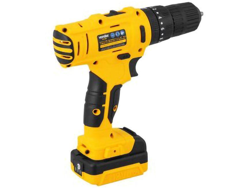 Furadeira e Parafusadeira de Impacto Vonder a Bateria 12V com Maleta 15 Peças PFV 120I - 7
