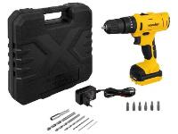 Furadeira e Parafusadeira de Impacto Vonder a Bateria 12V com Maleta 15 Peças PFV 120I - 1