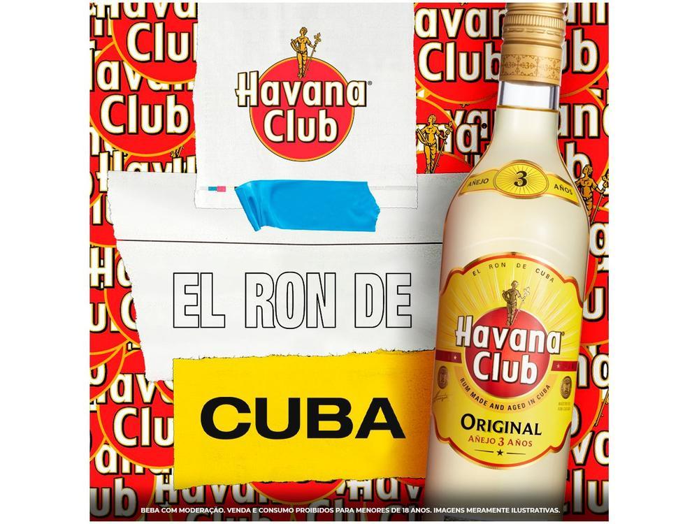 Rum Havana Club Branco Premium 3 anos 700ml Original - 5