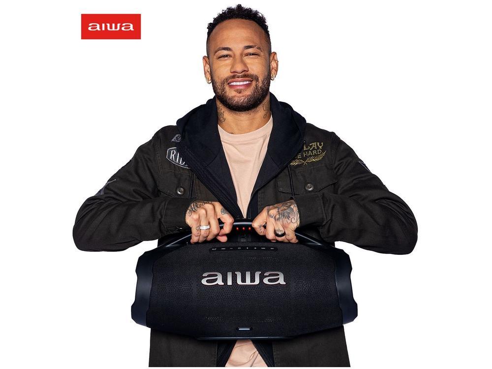 Caixa de Som Aiwa Boombox Plus AWS-BBS-01-B Bluetooth Amplificada 200W USB - 3