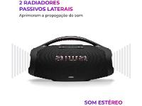 Caixa de Som Aiwa Boombox Plus AWS-BBS-01-B Bluetooth Amplificada 200W USB - 7