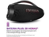 Caixa de Som Aiwa Boombox Plus AWS-BBS-01-B Bluetooth Amplificada 200W USB - 9