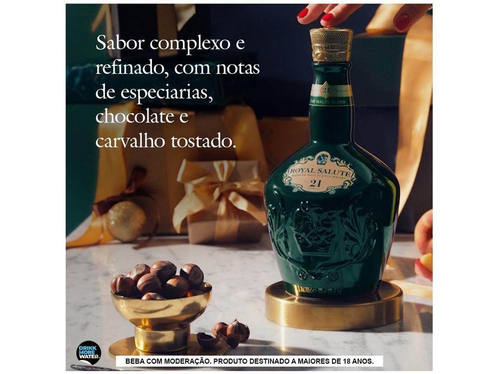 Whisky Royal Salute The Malts Blend 21 anos Escocês 700ml - 3