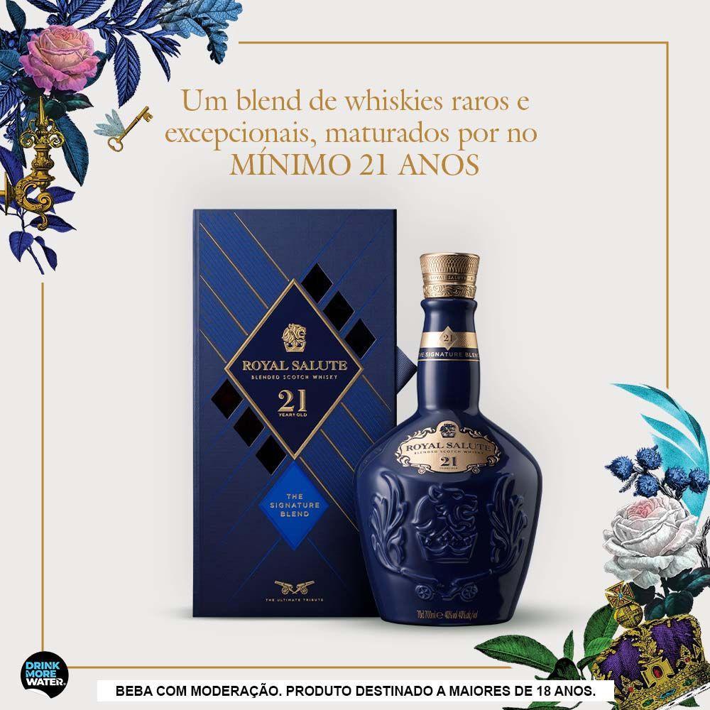 Whisky Royal Salute The Signature Blend 21 anos Escocês 700ml - 4
