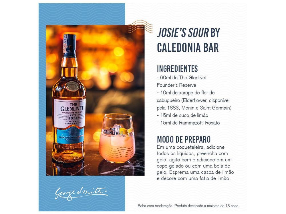 Whisky The Glenlivet Founder's Reserve Escocês 750ml - 4